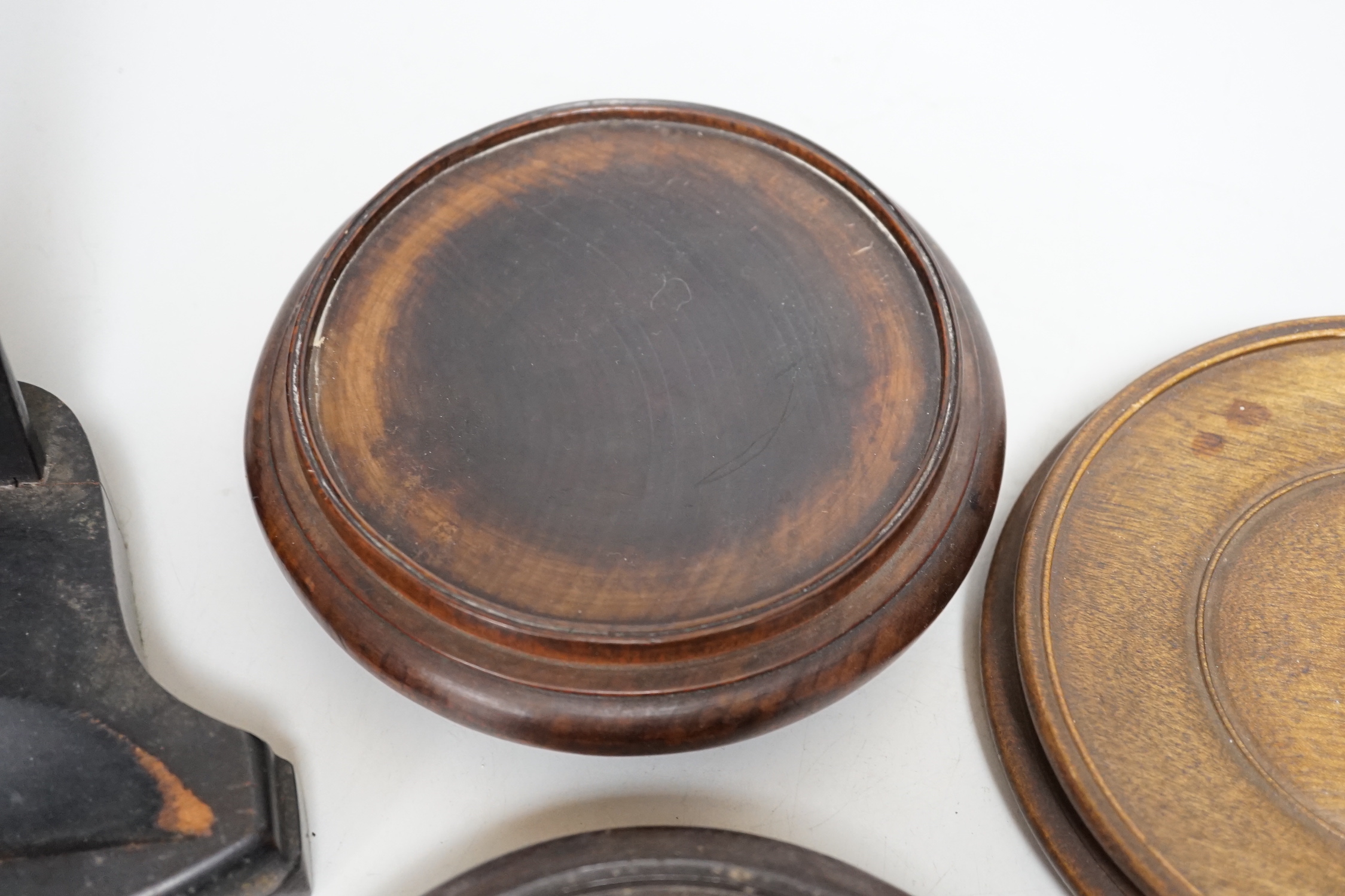 Four Chinese wooden stands